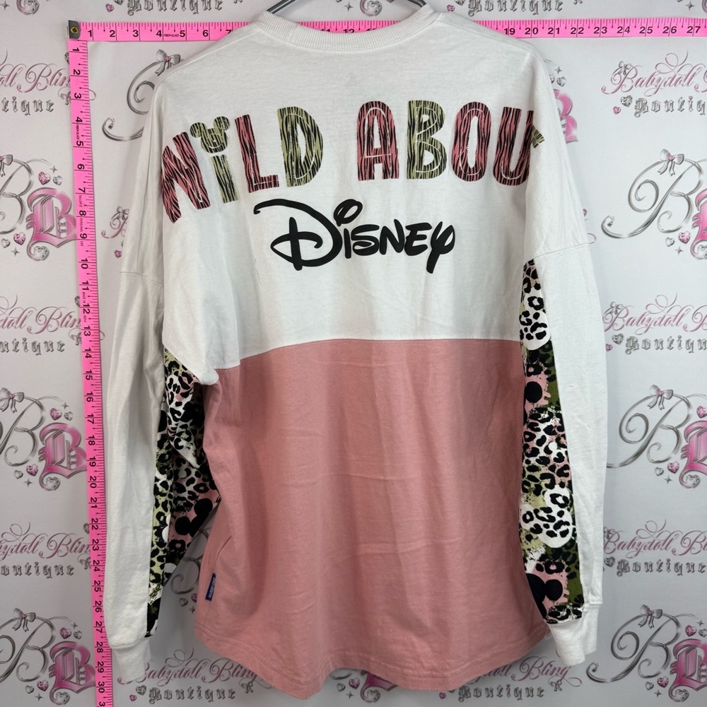 Disney spirit jersey wild About Disney Long Sleeve Colorblock Top Pink & White